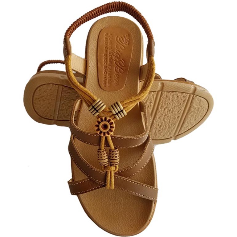 Giày sandal nữ da bò BIGGBEN HKD105