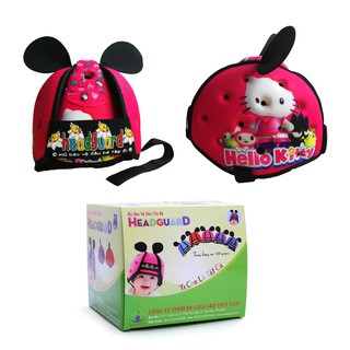 [Nhập mã] Nón bảo hiểm cho bé Headguard (BH 12 tháng, kèm hộp) mẫu hello Kitty