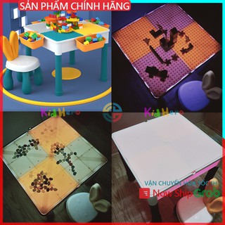 [ĐẦU TIÊN] Bàn Ánh Sáng Đa Năng Cho Bé + Bàn Vuông Lắp Ráp Lego - Dòng Đồ Chơi Trí Tuệ Kích Hoạt Não (Ánh Sáng Led 12V)