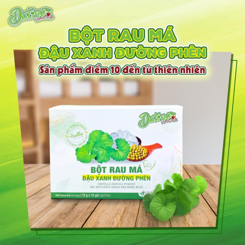 Bột Rau Má Đậu Xanh Đường Phèn Datino