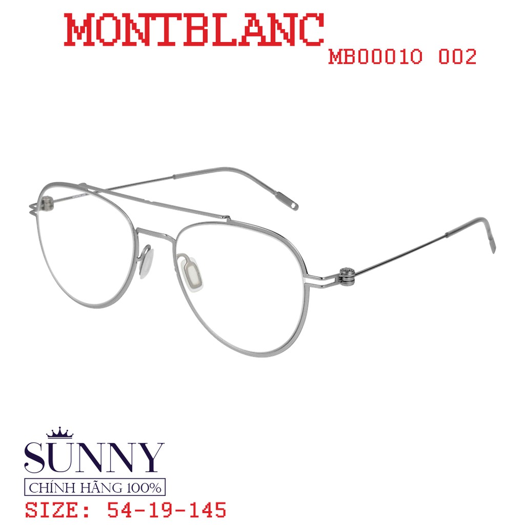 Gọng kính Montblanc MB0001O chính hãng, bảo hành toàn quốc