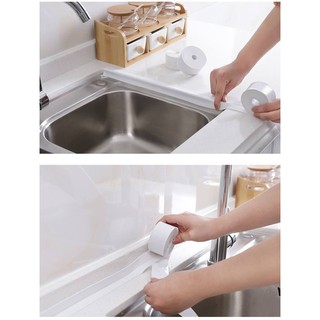 BĂNG KEO DÁN CẠNH BẾP - CẠNH TƯỜNG (MÀU XÁM)