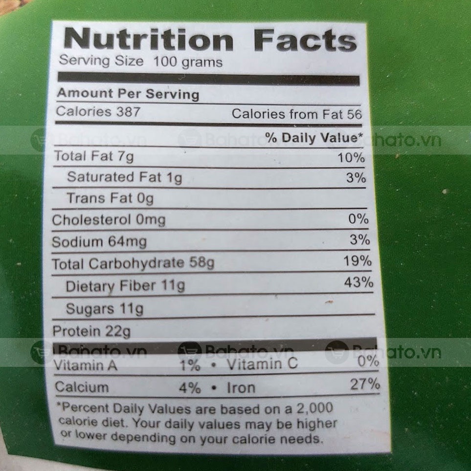 Bột mì nguyên cám  Wang-Fu protein 22g nhập khẩu Ấn Độ gói 1kg