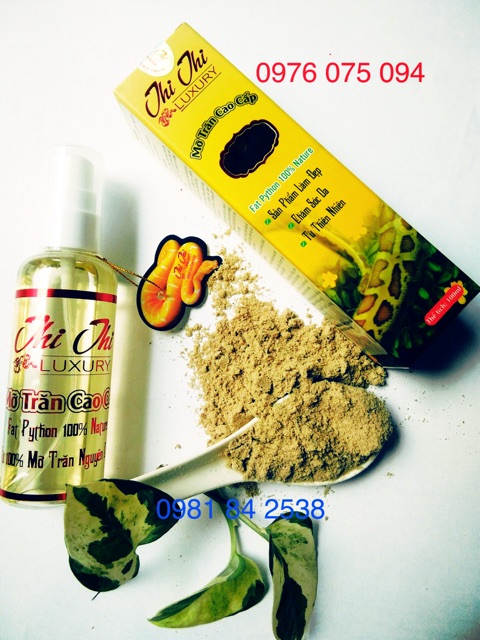 Mỡ Trăn cao cấp Thi Thi Luxury Nguyên Chất Chính Hãng