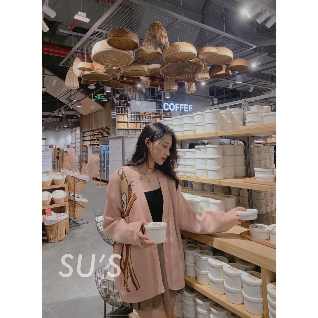 Áo cardigan len hoạt hình A1998 SUSTORE | BigBuy360 - bigbuy360.vn