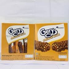 Bánh cuộn phủ Socola Gery Crunch Roll Hộp 276g