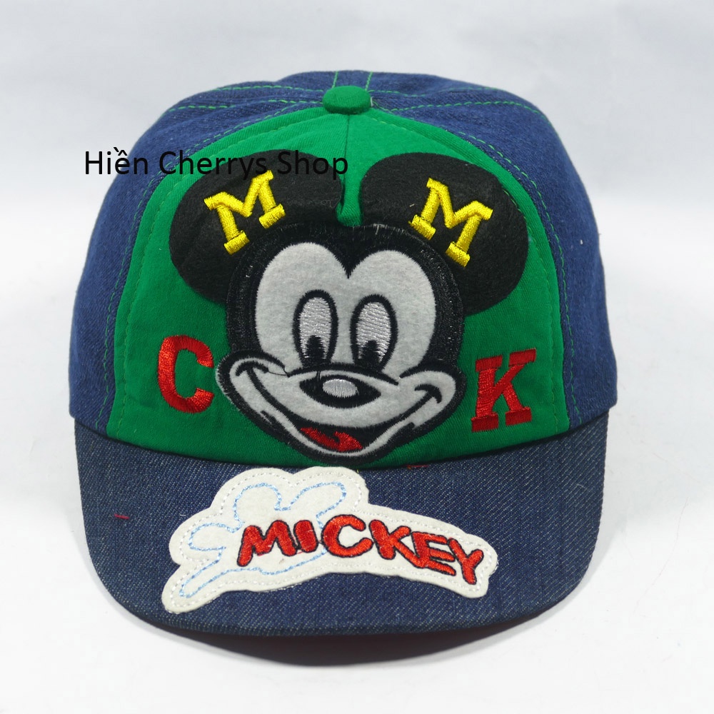 [ Hình thật ]Nón nhí cho trẻ em TỪ 1 đến 2 tuổi - chất liểu vải Jeans &amp; nhung cao cấp tạo cảm giác êm ái cho bé