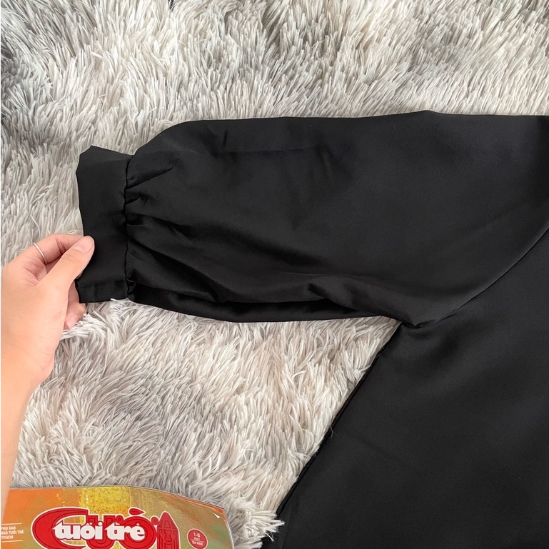 ÁO SƠ MI NỮ VINTAGE TRẮNG TRƠN TAY LỬNG SIÊU XINH AM96