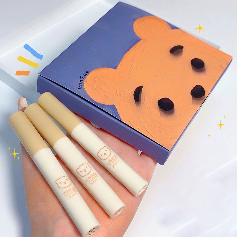 [Hàng mới về] Set 4 son môi chống nước trang điểm lâu trôi chất lượng cao