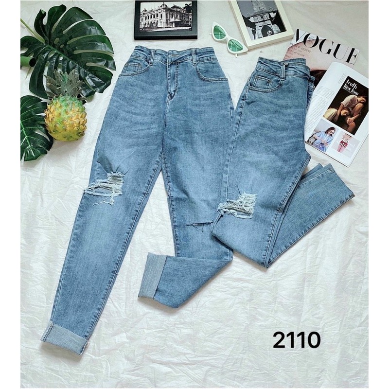 ❤️Quần jean nữ từ size nhỏ đến 𝐁𝐈𝐆𝐒𝐈𝐙𝐄 form Thái co giãn cao cấp