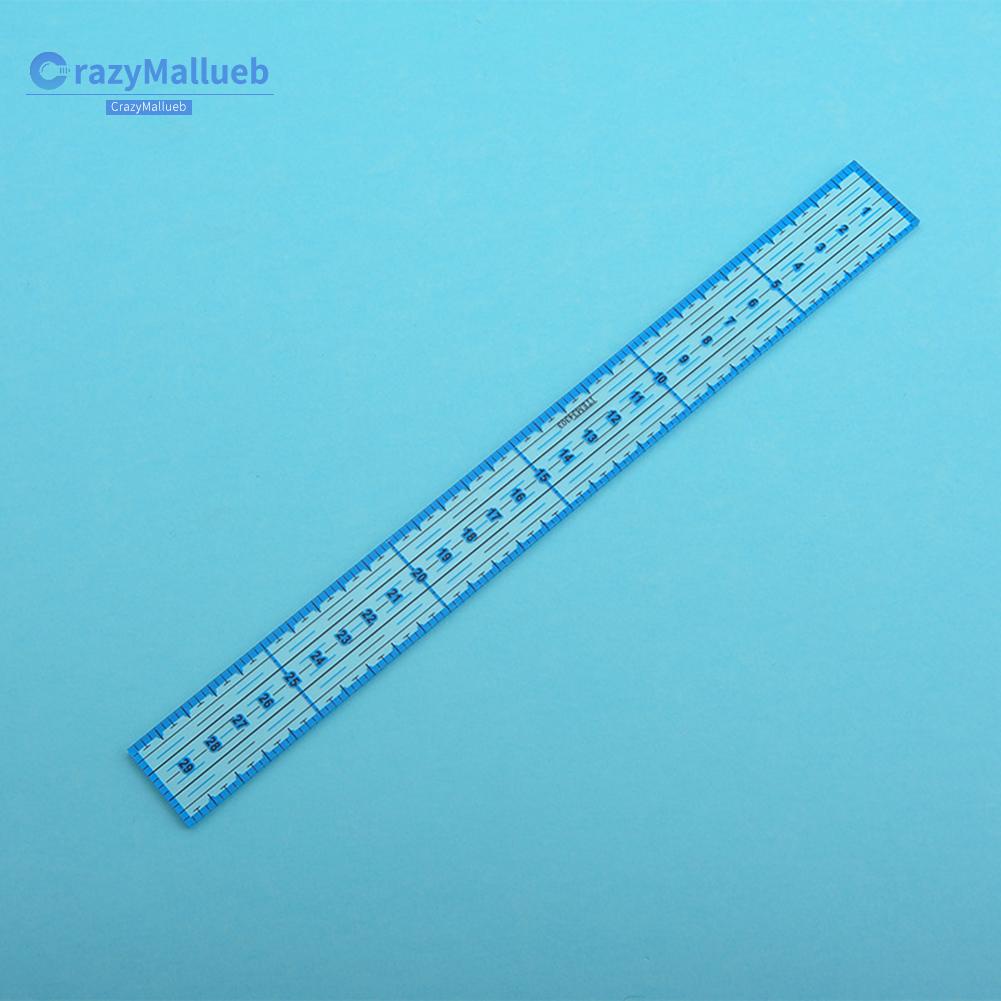 Crazymallueb❤Acrylic Sewing Patchwork Ruler w/Grid Lines Tailor Yardstick Cutting Ruler❤New