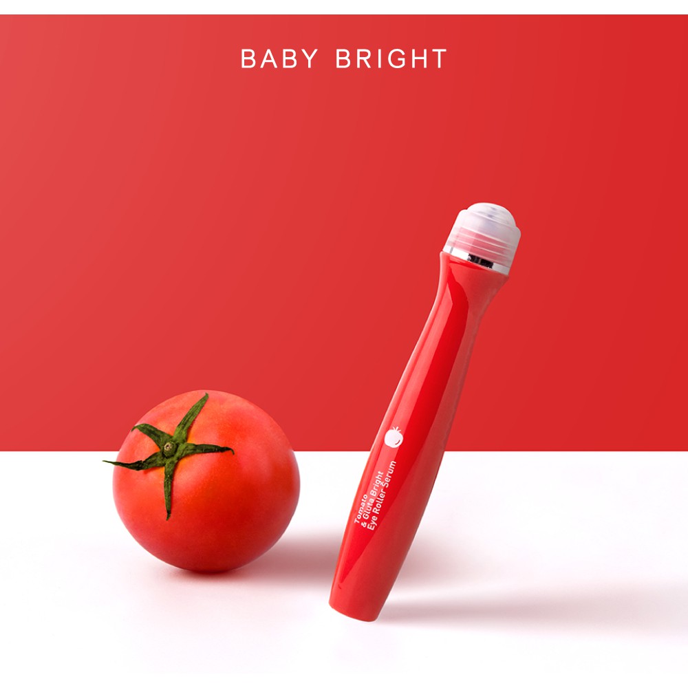 Lăn mắt dưỡng sáng & ngừa thâm Baby Bright Tomato & Gluta Bright Eye Roller Serum 15ml