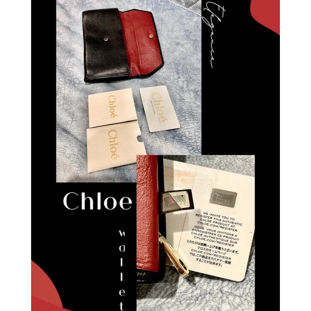 Ví Authentic Chloe Leather 100%