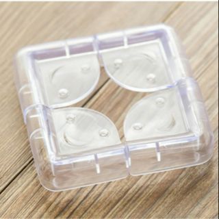 Set 4 bịt góc bàn Silicone loại vuông