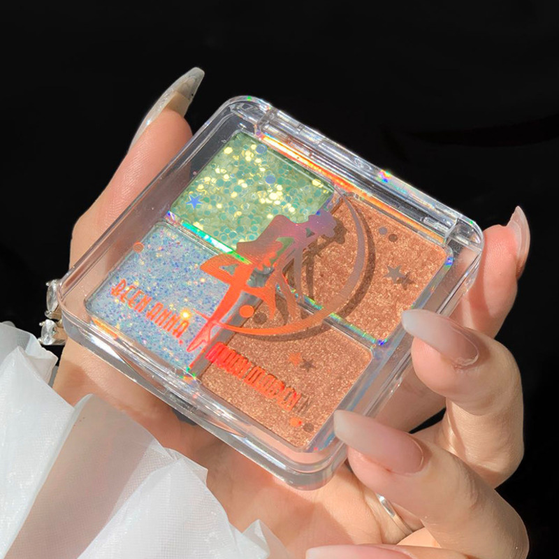 (Hàng Mới Về) Bảng Phấn Mắt Bốn Màu Ánh Ngọc Trai Lấp Lánh Thương Hiệu Been Anna | BigBuy360 - bigbuy360.vn