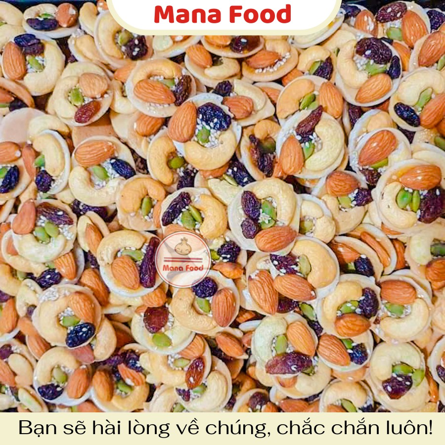 300G Bánh Đồng Tiền Mix Hạt Dinh Dưỡng Mana Food | bánh đồng tiền, bánh hạt mix | Hàng nhập khẩu - Ngon, Chất lượng