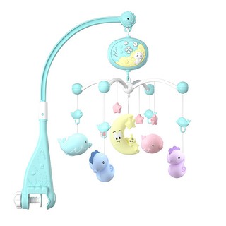 Đồ chơi treo cũi phát nhạc có điều khiển hình rồng biển đáng yêu 2020