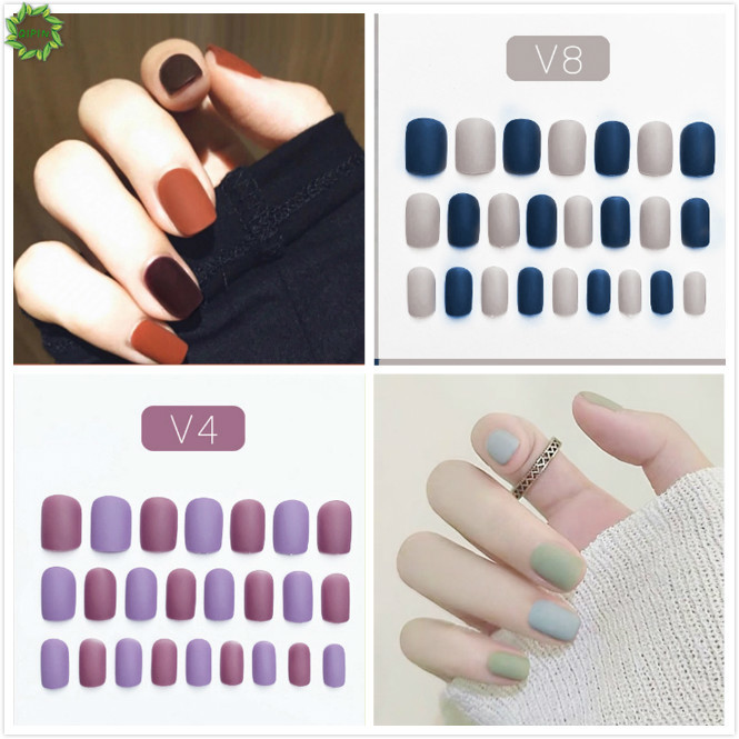 Bộ 24 Móng Tay Giả Có Thể Tháo Rời Tiện Dụng