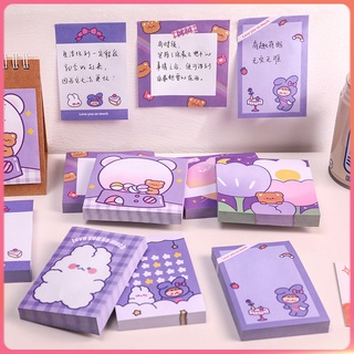 Giấy Ghi Chú Họa Tiết Thỏ Hoạt Hình Đáng Yêu note
