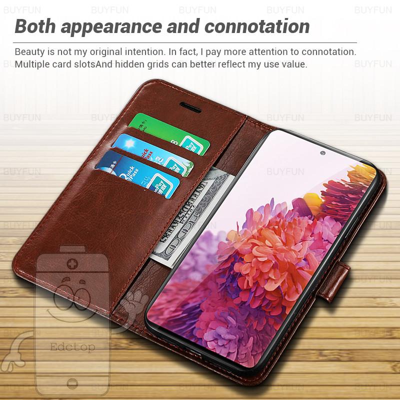 Xiaomi MI 11 Pro Lite Redmi K40 Pro Note 10s Case Full Body Flip Leather Cover Phone Stand Shockproof Cases