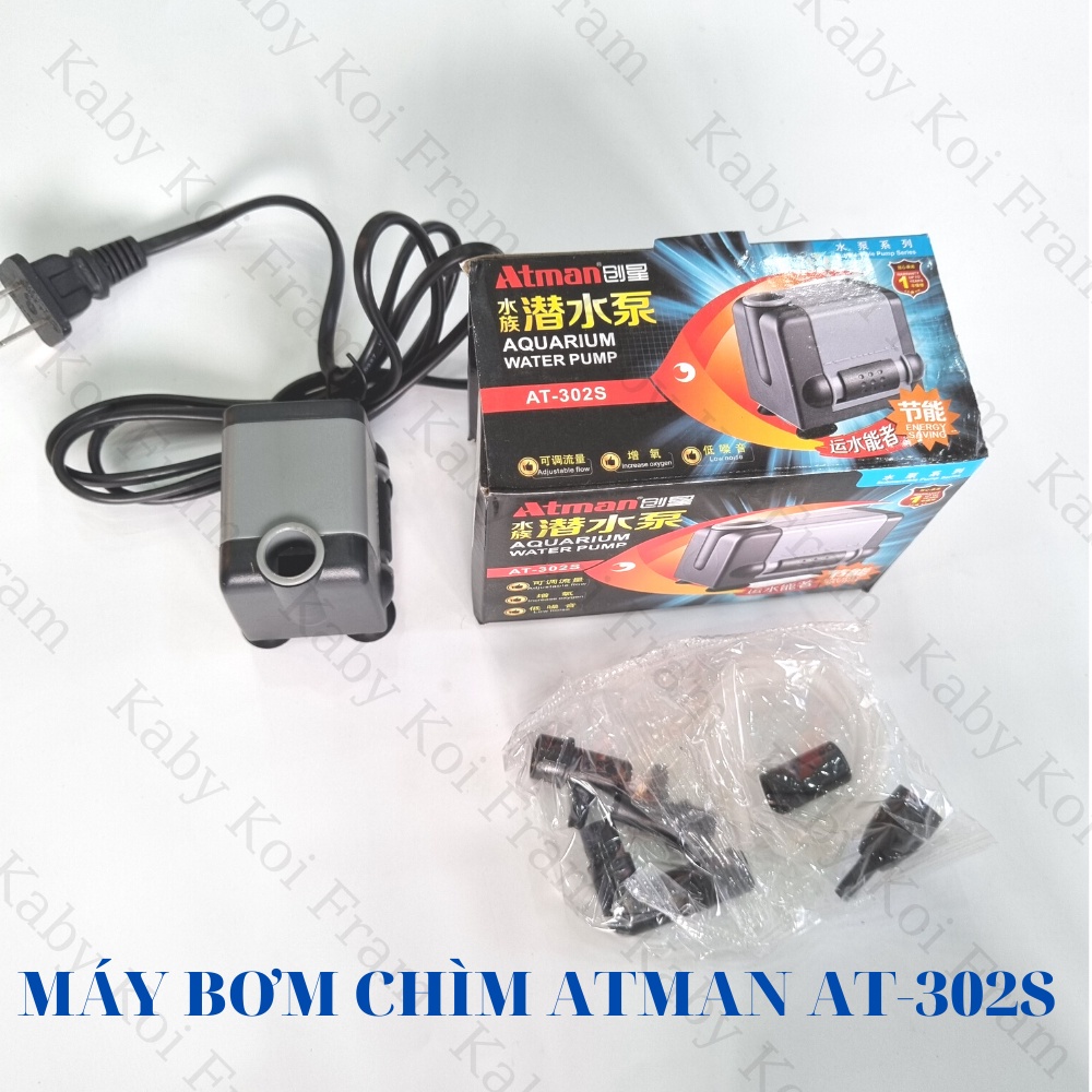 Bơm ATMAN AT-301S | 302S | 303S | 304S | 305S | 306S - Dòng bơm thế hệ mới mạnh mẽ, tiết kiệm điện