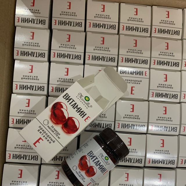 Vitamin E đỏ Nga 270mg ( hàng xách tay)