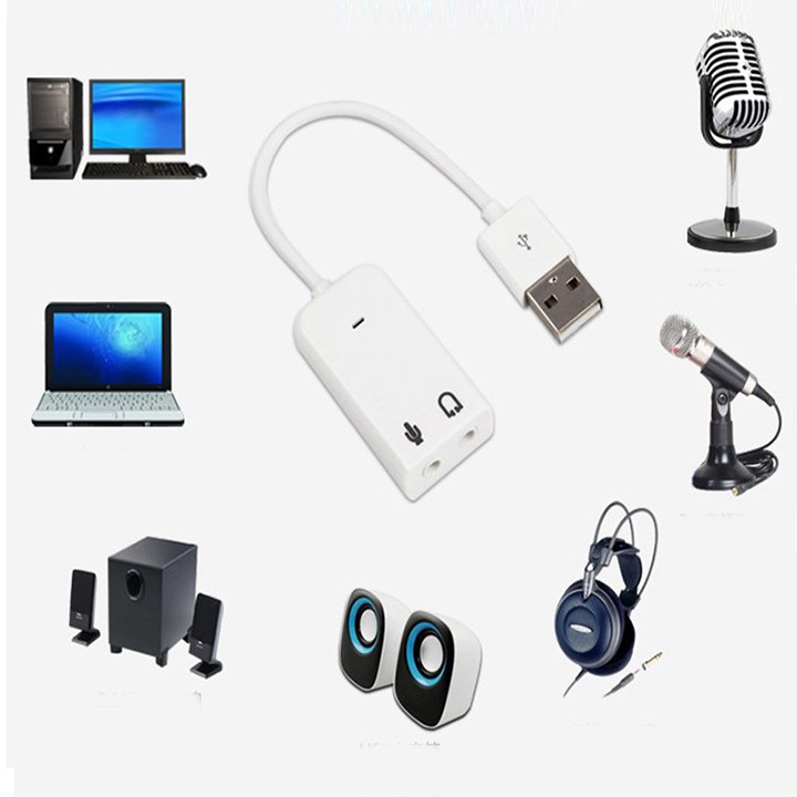 Cáp chuyển đổi chân USB sang cổng âm thanh 3.5mm micro tai nghe dùng cho máy tính pc laptop youngcityshop 30.000