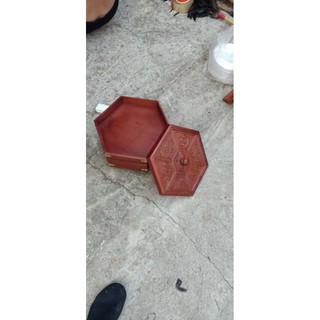 khay bánh kẹo 2 tầng