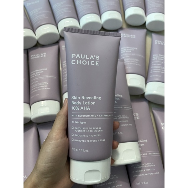 Kem dưỡng đều màu da paulachoice body lotion AHA