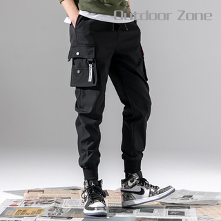 Quần Jogger Thể Thao Hip Hop Đường Phố 6 Túi Dài Đến Mắt Cá Chân Có Dây Rút Lưng Thun Ôm Dáng Vừa Vặn Cho Nam Và Nữ