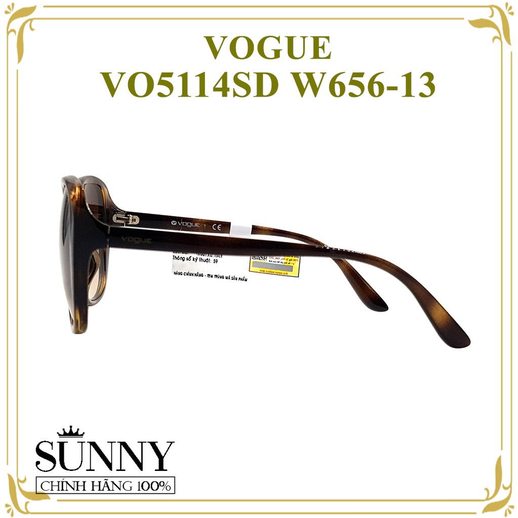 VO5114SD W656-13 - Mắt kính Vogue chính hãng Italia, bảo hành toàn quốc