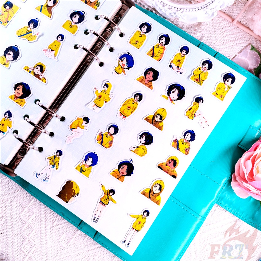 ★★★ Sticker Dán Trang Trí Nhật Ký Q-2 Hình Wonder EGG ★★★ Set 48 Miếng Dán Trang Trí Album Thời Trang DIY