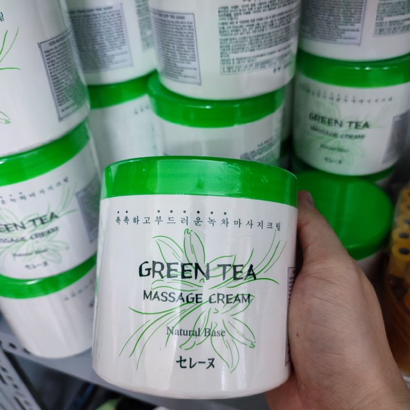 (Q1-HCM) Kem Massage Trà Xanh - Green Tea Massage Cream - An Bình Cam Kết Chính Hãng