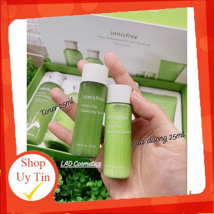 ♥️💖[SIÊU SALE]BỘ TRÀ XANH DƯỠNG DA INNISFREE 6 MÓN ♥️💖