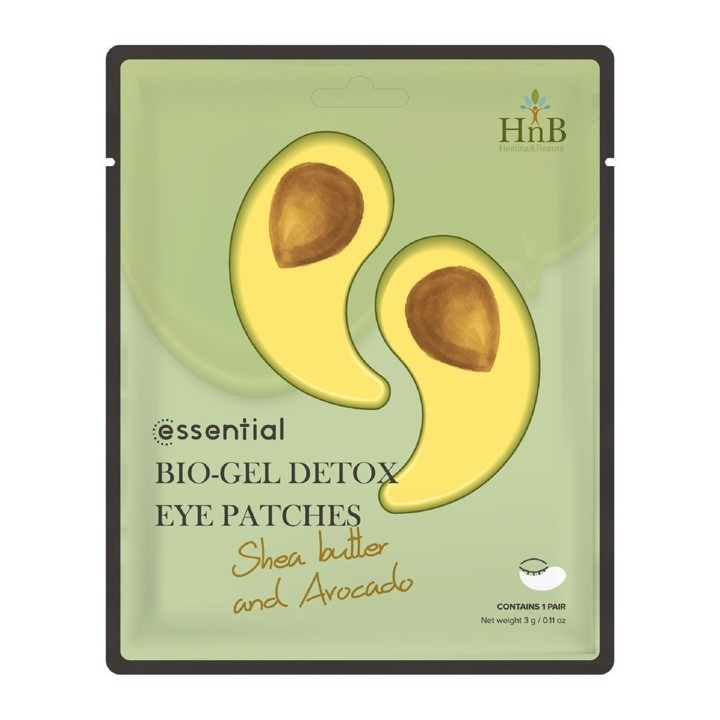 Mặt Nạ Mắt Gel Bơ Tươi 3 Tác Động ESSENTIAL DETOX BIO-GEL EYE PATCHES