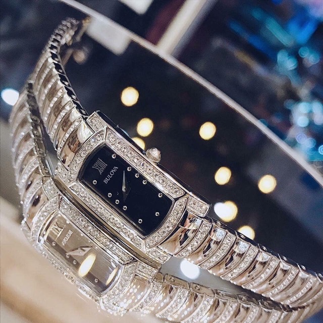 Đồng hồ nữ Bulova Swarovski 96L202 15mm*29mm máy Quartz
