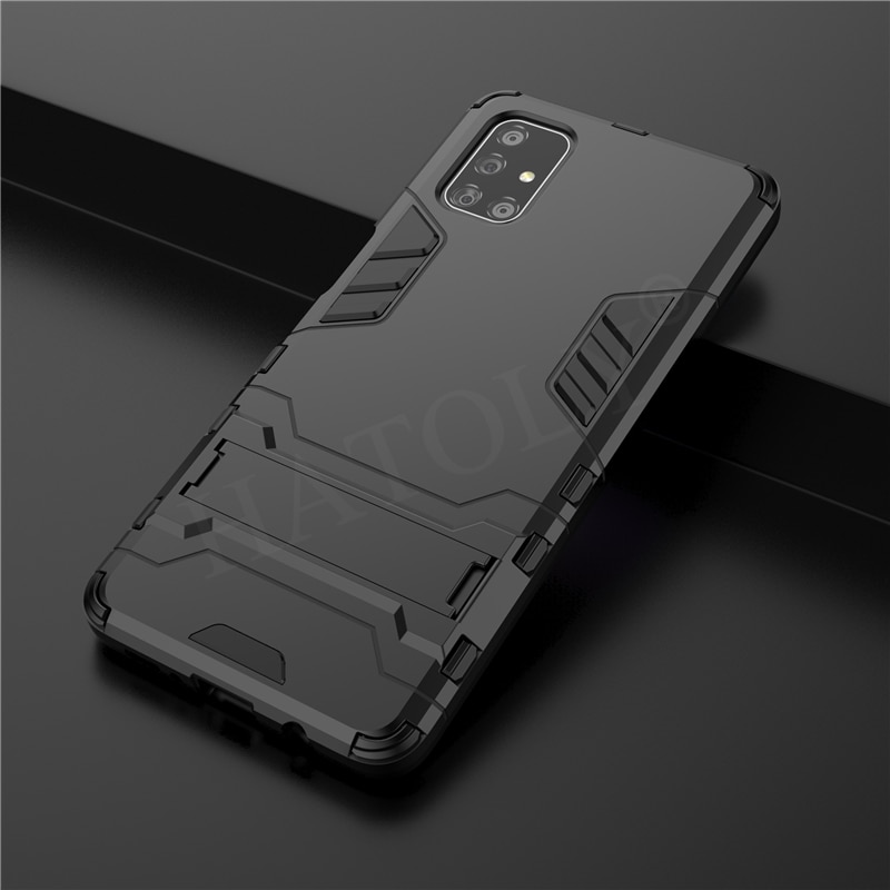 Ốp điện thoại chống sốc có giá đỡ thời trang cho Samsung Galaxy A21S A31 A51 A71 M31 M51 A10S A20S A30S A50S A70S
