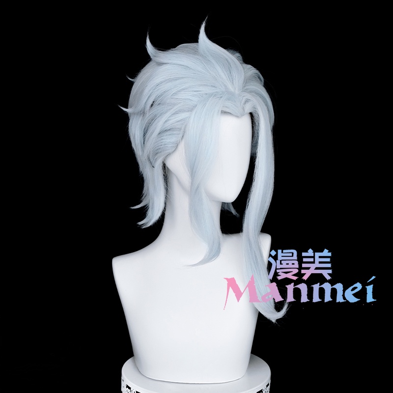 Tóc Giả Ngắn 30cm Chịu Nhiệt Hóa Trang Bác Sĩ Doanh Nhân Dịp Halloween