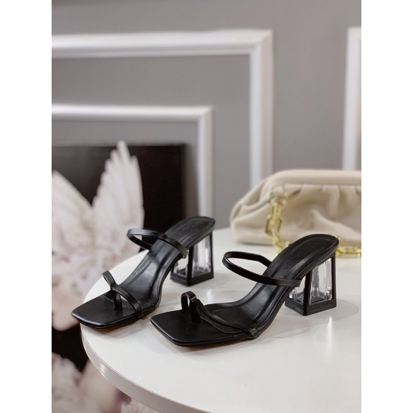 HÀNG CÓ SẴN ♥️❄️GUỐC XỎ NGÓN QUAI NGAN GÓT VUÔNG 5CM♥️❄️