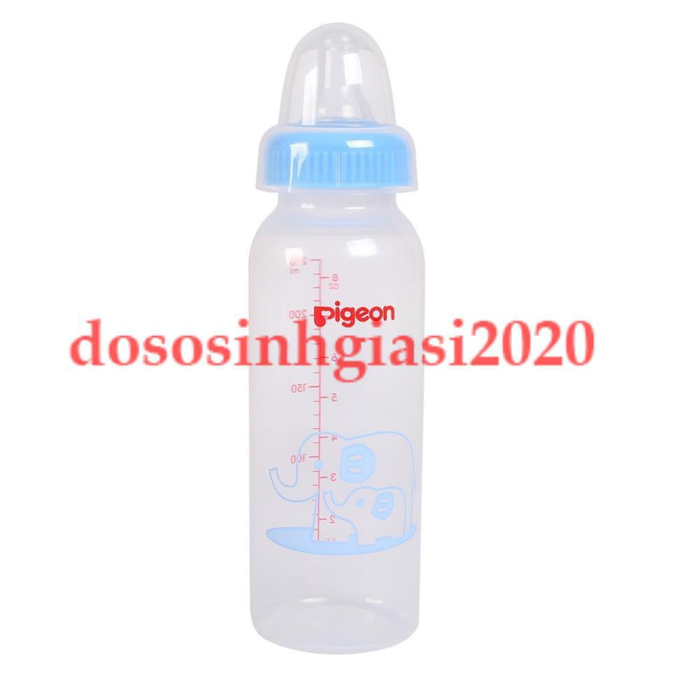 Bình sữa Pigeon PP 120ML và 240ml(cổ viền màu)