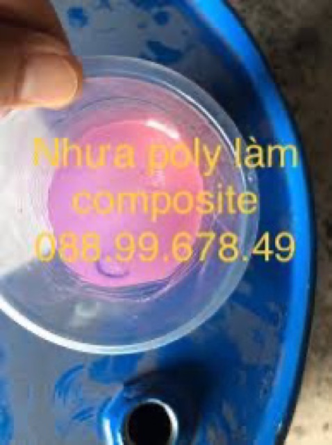 [1kg]-nhựa Composite polyester làm khuôn chậu, tàu thuyền, đúc tượng...