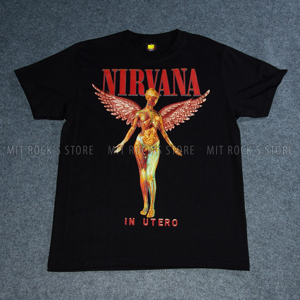 Áo Nirvana - Rock band tee - Áo Rock - Size S, M, L, XL