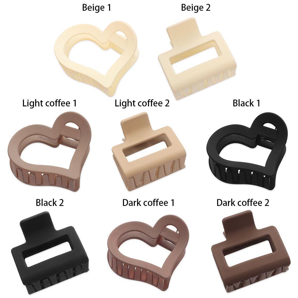 OKDEALS Hair Clips Gift Women Girls Heart Geometric Barrette Styling Tools Solid Color Hairpins
