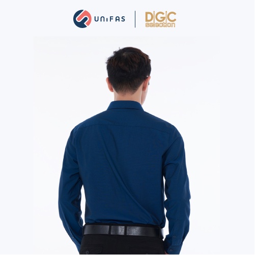 Áo sơ mi nam dài tay DGCs form Slim fit trơn màu hiện đại, chất vải Bamboo mềm mịn thấm hút tốt SASDCB10M