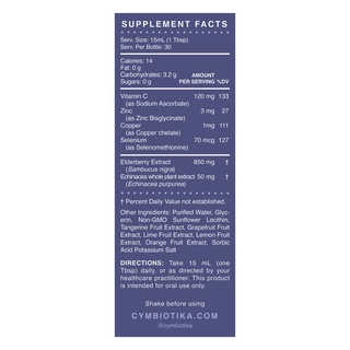 Cymbiotika - Siro Cơm Cháy Elderberry