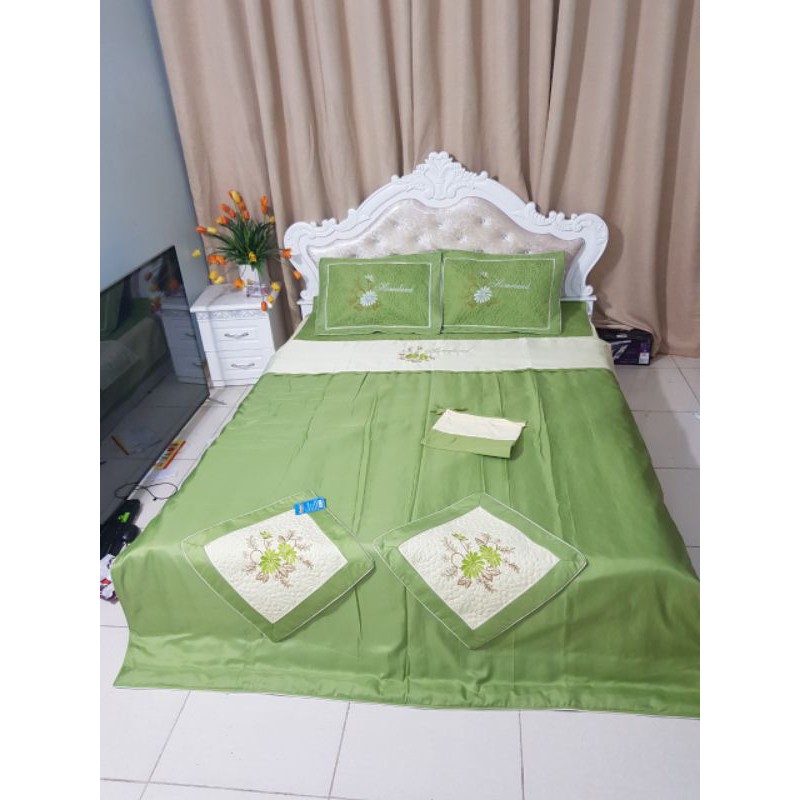 Vỏ chăn satin trần bông có khoá kéo lồng được ruột - Th08
