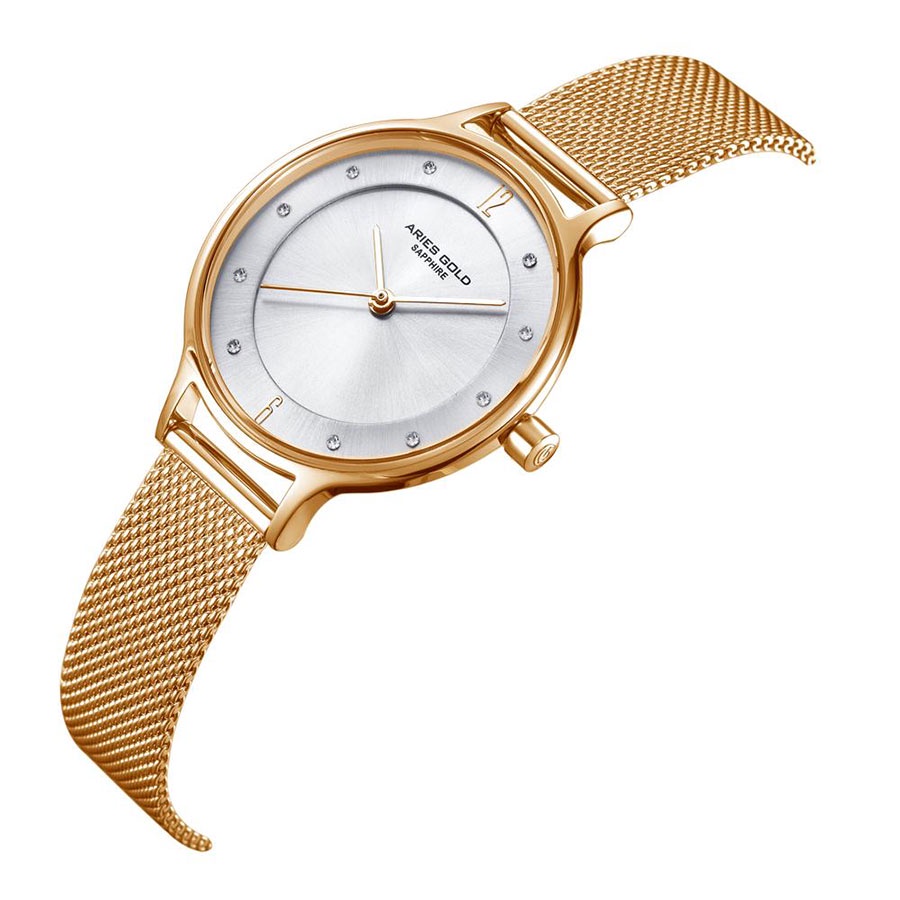 Đồng hồ nữ Aries Gold AG-L5033Z G-W Size mặt 28 mm