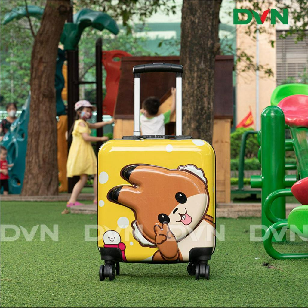 Vali Trẻ Em Họa Tiết Hoạt Hình Xinh Xắn Vali Du Lịch Cho Bé Hình Con Vật Dập Nổi