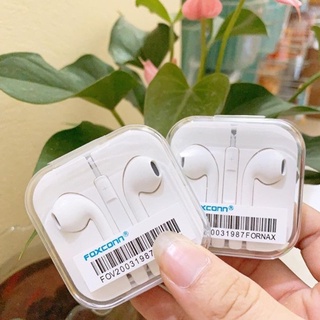 Tai nghe nhét tai có dây in-ear jack tròn 3.5mm có mic dùng cho các máy androi ip hàng chính hãng foccom