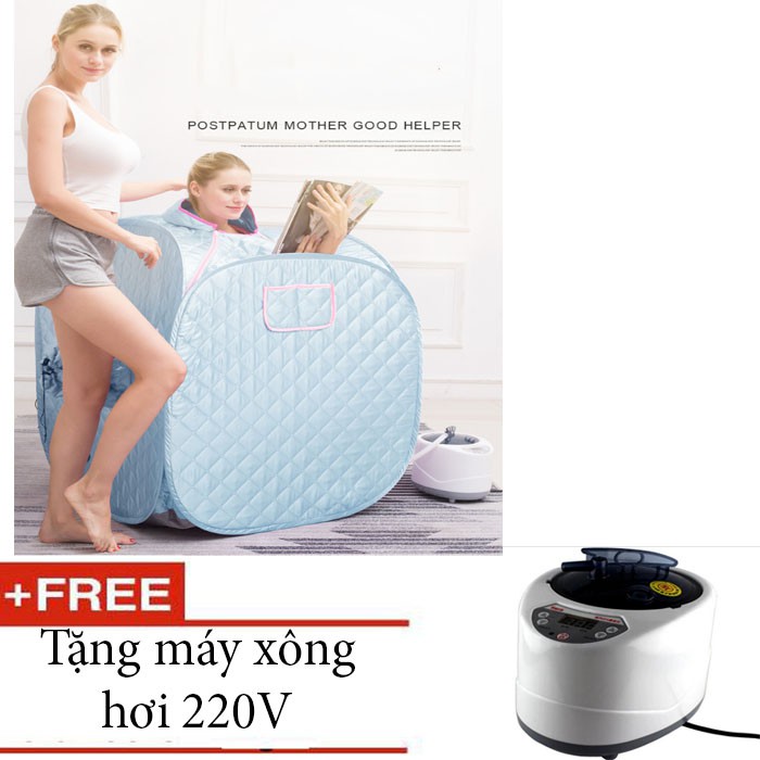 Phòng xông hơi mini Sauna Box Tặng máy xông hơi gia đình 220V - HanruiOffical